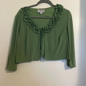 Julian Taylor Sage Green Top